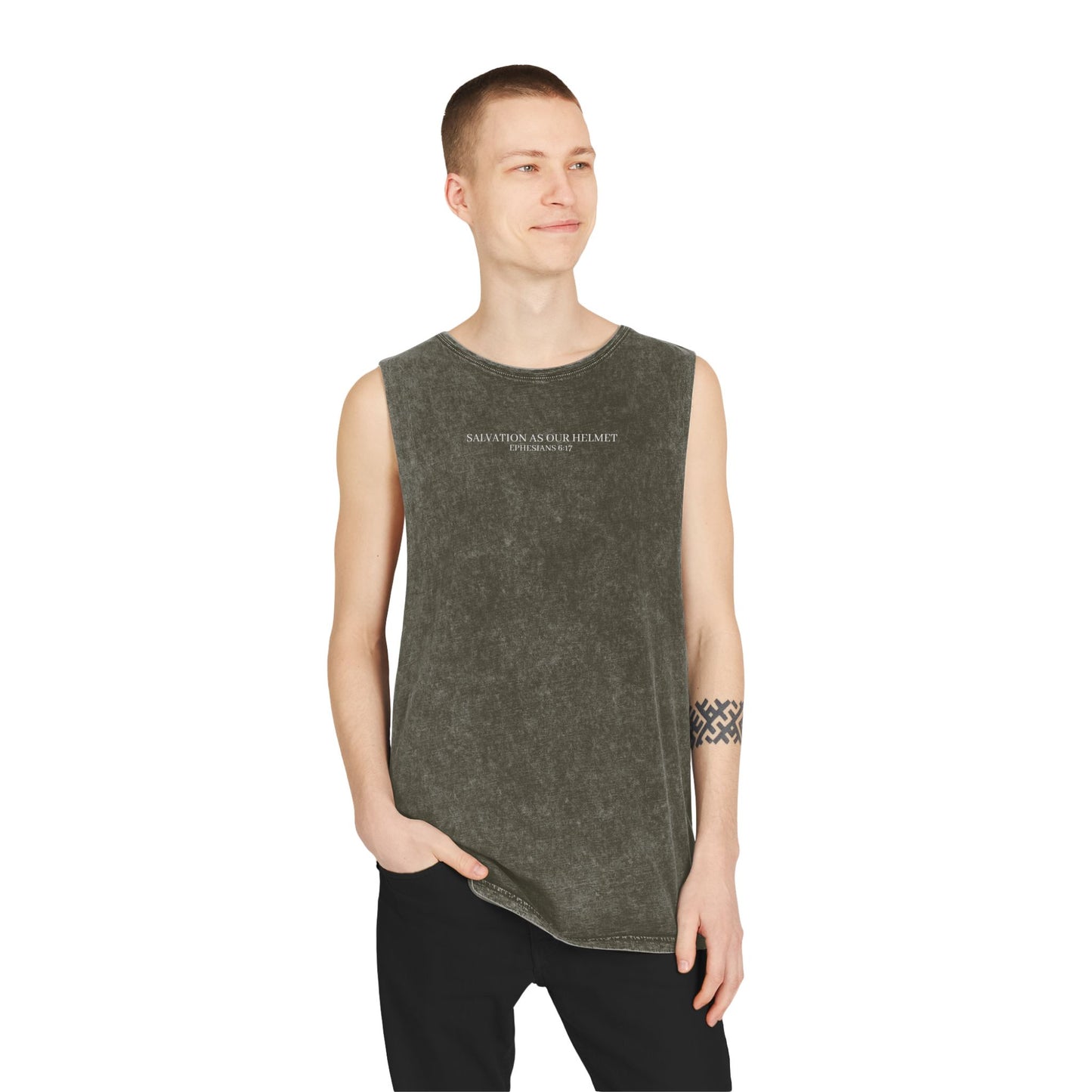 Helmet of Salvation Tank Top