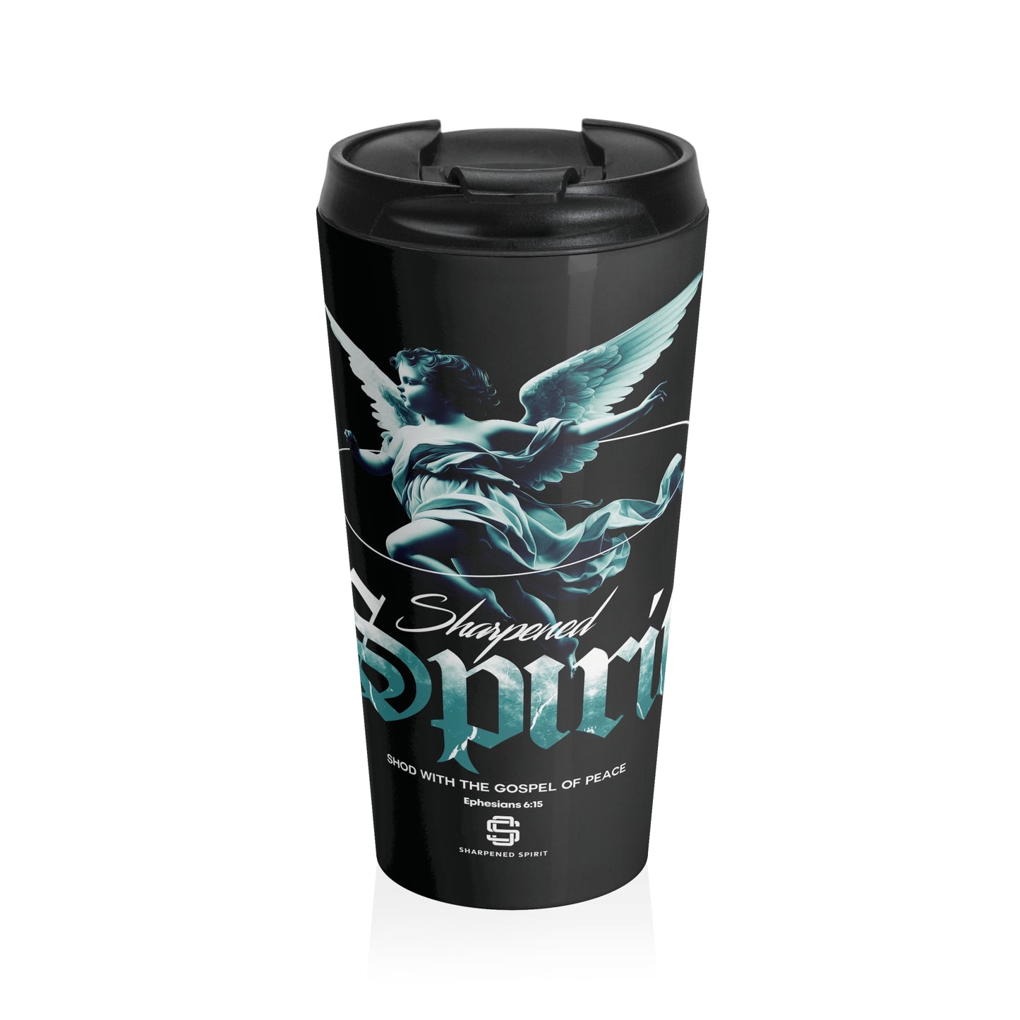 Sharpened Spirit Stainless Steel Travel Mug