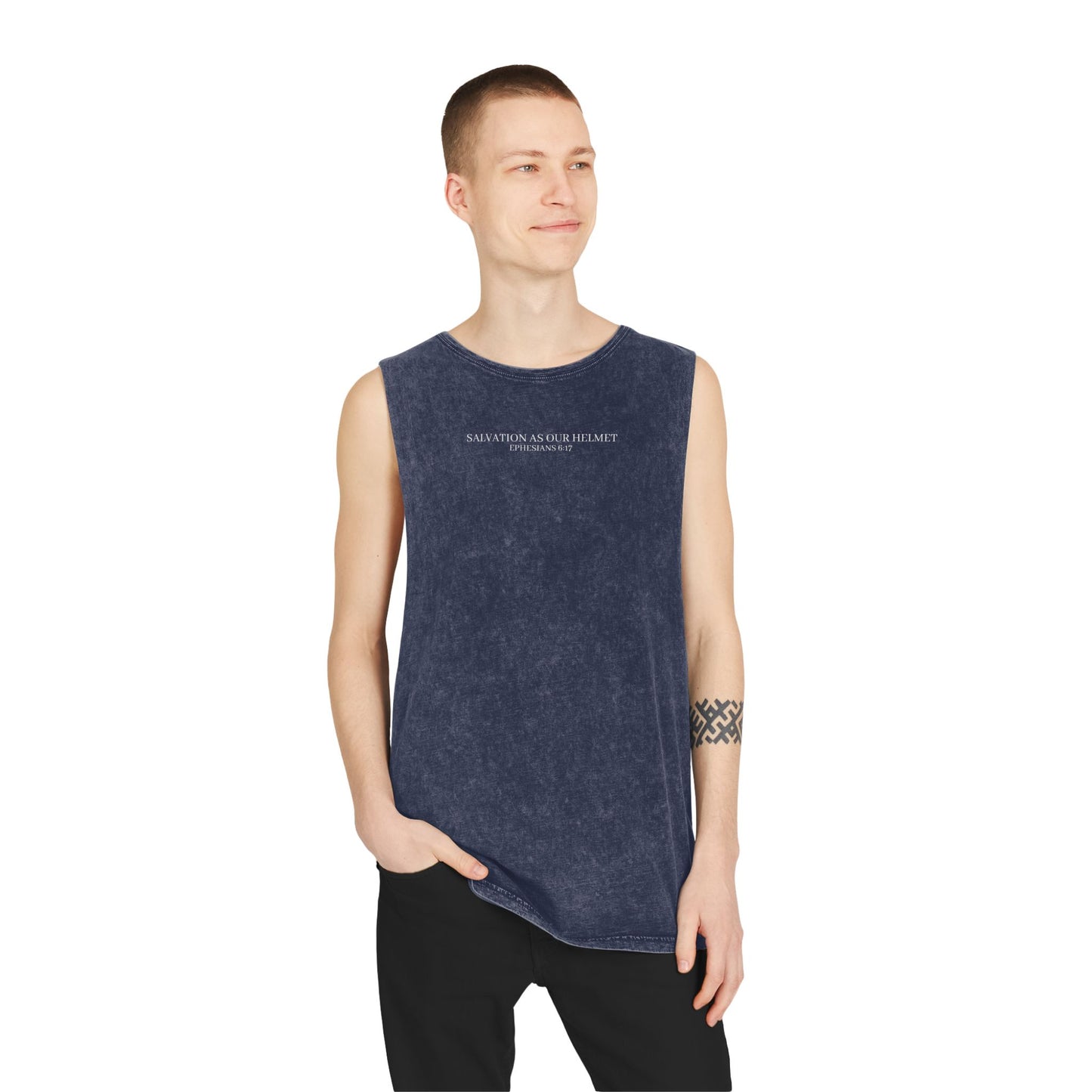 Helmet of Salvation Tank Top